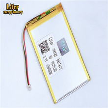 1.0mm 3wire connector 5070120 3.7V 5200mah Wholesale ultra thin lipo batteries rechargeable lithium ion polymer Tablet PC 2024 - buy cheap
