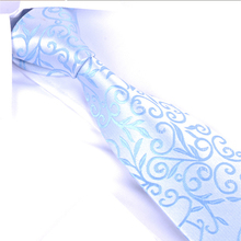 SHENNAIWEI mens ties 2016 sky blue jacquard gravatas de seda floral chinesa luxuosa no minimum order atacado lot 2024 - buy cheap
