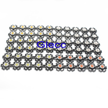 10pcs 1W 3W High Power warm white/cool white /natural white/red/green/Blue/Royal blue/660/UV/IR850/940 LED with 20mm star pcb 2024 - buy cheap