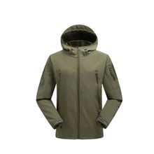 Chaqueta táctica militar de piel de tiburón para hombre, abrigo impermeable a prueba de viento, Softshell, ropa de camuflaje para exteriores, senderismo, caza y vuelo 2024 - compra barato