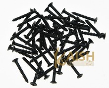 KAISH Pack of 50 Black Humbucker Pickup Ring Screws LP Pickup Frame Surround Screws 2024 - buy cheap