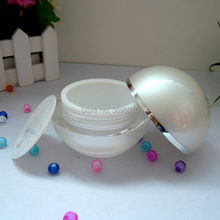 15g 30g 50g Spherical Acrylic Cream Bottle Ball Type Cream Jar Pearl white Color Cosmetic Jar Pot F792 2024 - buy cheap
