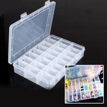 Life Essential 24 Grid Compartment Storage Box Practical Adjustable Plastic Case for Bead Rings Jewelry Display Organizer 2024 - купить недорого