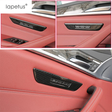 Lapetus Accessories For BMW 5 Series Sedan G30 530I 2017 - 2021 ABS Seat Adjustment Memory Button Switch Decoration Cover Trim 2024 - buy cheap