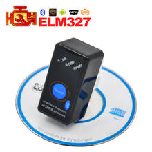 Super Mini ELM327 Bluetooth V2.1 ELM 327 OBD2 OBDII CAN-BUS OBD 2 Diagnostic Car Scan Tool with Switch Works on Android 2024 - buy cheap