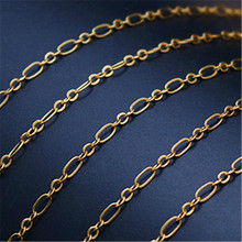 5m (16ft) Antique Gold 3*6mm Figaro Chain Clavicle Chain DIY Fashion Handmade Metal Chain Jewelry Making A1107 2024 - buy cheap