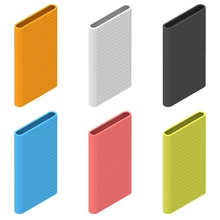 High Quality Silicone Case Rubber Cover For Xiaomi 10000mAh Power Bank Pro Type-C MI Charger PLM03ZM External Battery Pack Case 2024 - buy cheap