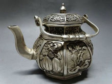 Elaborate Chinese Classical Tibetan Silver Handwork Carved with Lotus Pond  Scenery Teapot 2024 - buy cheap