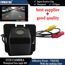 Fuwayda-câmera de visão traseira para carro, ré, ccd/170 graus/com linha de referência/à prova d' água/visão noturna, para mitsubishi outlander hd 2024 - compre barato