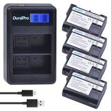 DuraPro 4Pcs EN-EL15 EN EL15 ENEL15 Battery + LCD USB Charger For Nikon D7000 D7100 D800 D800E D600 D610 D810 D7200 V1 Camera 2024 - buy cheap