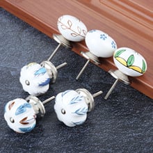 Rurality Ceramic Knobs Dresser Knob Colorful Cabinet Pulls Knob Unique Kitchen Door Handle Knob Furniture Hardware 2024 - buy cheap