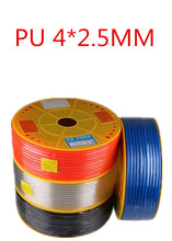 5 Meter Pneumatic Hose PU Tube OD 4MM ID 2.5MM Plastic Flexible Pipe PU4*2.5 Polyurethane Tubing 2024 - buy cheap