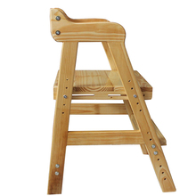 Многофункциональный деревянный детский стул для учебы, домашний обеденный стул с подушкой, детский стул для письма, корректирующий стул 2024 - купить недорого