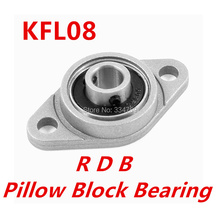 20 uds/lote de 8mm de diámetro rodamiento de aleación de zinc de vivienda KFL08 FL08 K08 rodamiento de brida con almohada cojinete de bloque 2024 - compra barato