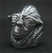 Drop Ship Cool Size 7-14 Big Heavy Funny Doctor Ring 316L Stainless Steel Mens Big Frankenstein Ring 2024 - buy cheap