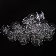 Bobinas vacías de plástico transparente, carrete para máquina de coser Brother, SA156, 15 AA7247-3. 2024 - compra barato