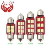 KEIN 1PCS C3W C5W C10W festoon Canbus Error Free Auto car LED 31MM 36MM 39MM 41MM reading License Plate Bulb interior light Lamp 2024 - buy cheap