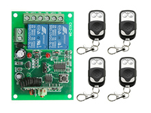 DC12V 24 V 2CH 10A RF relé teleswitch transmitter & receiver Sistema de Interruptor de Controle Remoto Sem Fio Receiver Interruptor Casa Inteligente
