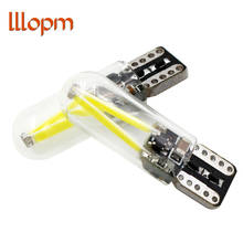 2x lllopm 2018 newest W5W led T10 cob glass car light Led filament auto automobiles reading dome bulb lamp DRL car styling 12v 2024 - buy cheap