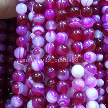 Free Shipping Beautiful jewelry 6mm Rose Stripes Carnelian Round Art Women Men Spacers Loose Beads G7343 2024 - buy cheap