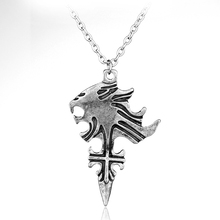 dongsheng Hot Vintage Game Jewelry FF8 Final Fantasy VIII Squall Griever Pendant Necklace Squall Lion Heart Cosplay Necklace 2024 - buy cheap