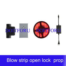 Real life room escape props blowing prop blow air for a period of time to unclock 1987 escape adventure game props 2024 - buy cheap