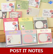 30pcs/lot Kawaii little girl paper Sticky notes , cute little girl memo pads as diary sticky notepads, removable adhesive paper 2024 - buy cheap