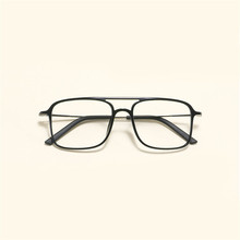Armações de óculos ótico masculino, armação de óculos clássica quadrada de marca de luxo, armação transparente nx 2024 - compre barato