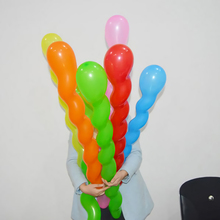 Красочные Длинные спиральные латексные шарики для свадебного украшения вечерние товары на Рождество и Хэллоуин 2024 - купить недорого