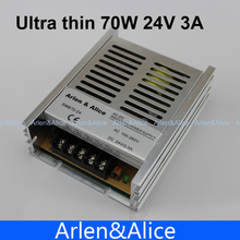 70W 24V 3A 100V-260V AC INPUT Ultra thin Single Output Switching power supply for LED Strip light 2024 - buy cheap