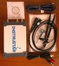 Osciloscopio virtual Digital 5 en 1 con USB, analizador de espectro, grabadora de datos, DDS, barrido, 20M, 48 MS/s 2024 - compra barato