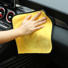 2018 размер 30*30 см полотенце из микрофибры для мытья автомобиля ткань для Сушки автомобиля уход за автомобилем Ткань детализация полотенце для мытья автомобиля для Toyota 2024 - купить недорого