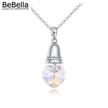 BeBella 4 colors heart crystal pendant necklace with Crystals from Swarovski Elements original jewelry for women girls gift 2024 - buy cheap