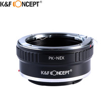 K & F CONCEPT-anillo adaptador de montura de lente para cámara de PK-NEX, para Pentax PK/K, para Sony NEX e-mount, NEX3, NEX5, NEX7 2024 - compra barato