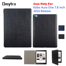 Dmytro Ultra Slim Flip case For Kobo Aura One 7.8 inch 2016 Release eReader Pu Leather Folio Protective Smart Case Cover 2024 - buy cheap