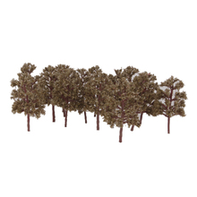 20pcs Model Trees N Scale Layout Garden Park Building Diorama Wargame Scenery Decor Accessories 1:150 #01 2022 - buy cheap