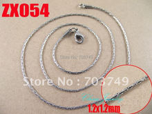 500mm length 1.2mm stainless steel  cross chain necklace fashion men's women jewelry chains 10pcs ZX054 2024 - buy cheap