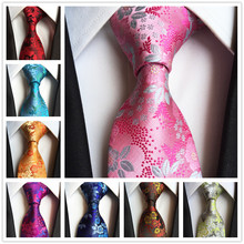 Corbatas florales de lujo para hombre, corbatas con flores bordadas para fiesta de boda 2024 - compra barato