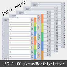 Colorful Times Indexes Memo Pad Notes Bookmark School Office Supply cute creative holes binder planner  Gold foil index 2024 - buy cheap