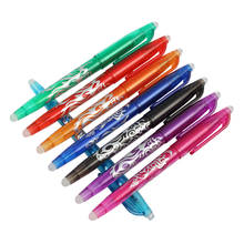 8 шт. GENKKY стираемая ручка 8 цветов чернильная гелевая ручка набор стилей Радужный новый самый продаваемый креативный рисунок канцелярские ручки для школы 2024 - купить недорого