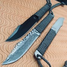 Damascus TACTICAL KNIFE OUTDOOR CAMPING HUNTING POCKET SURVIVAL EDC Tools Military Combat Knives Fixed Blade KNIFES High Quality 2024 - buy cheap