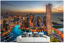 Custom photo  wallpaper, Dubai murals for the sitting room sofa bedroom TV wall waterproof vinyl which wallpaper 2024 - buy cheap