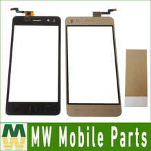 1PC/Lot High Quality For Micromax Bolt Selfie Q424  Touch Screen Digitizer Replacement Part Gold Color with tape 2024 - buy cheap