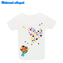 2019 Summer Boys Shirts Cotton Children T-shirts Colored Tops for Girls Short Sleeve Kids Blouse Toddler Tees Baby Clothing 1-6T 2024 - buy cheap
