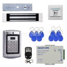 DIYSECUR Control remoto cerradura magnética 125 KHz RFID lector Contraseña de teclado Control de acceso sistema Kit de seguridad BC2000 2024 - compra barato