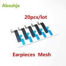 Absuhjx-piezas de malla antipolvo para auriculares, adhesivo de goma para altavoces, para iPhone 6, 6S, 7 Plus, 6SP, 7 P, 20 unidades 2024 - compra barato