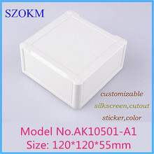 szomk plastic electronical junction box (1 pcs)120*120*55mm customizable enclosures for electronics plastic housing 2024 - buy cheap