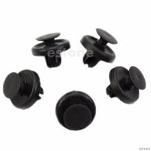 10Pcs Car Bumper for Fender 7mm Hole Black Plastic Rivets Fasteners for Toyota New hot sell 2024 - buy cheap
