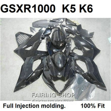 Injection motorcycle fairing kit for Suzuki GSXR1000 K5 K6 glossy black fairings set GSXR 1000 05 06 VN52 2024 - buy cheap