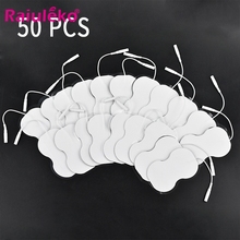 50Pcs Gourd Type Electrode Pads Body Massage Patches Replacement for Tens Massagers Machine Electronic Physiotherapy Massager 2024 - buy cheap